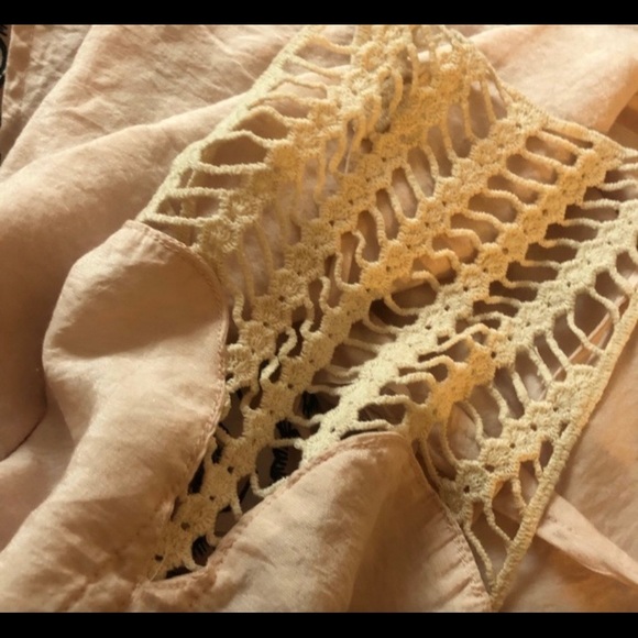 Halter Maxi Dress with Crochet-Like Detail - Picture 2 of 2